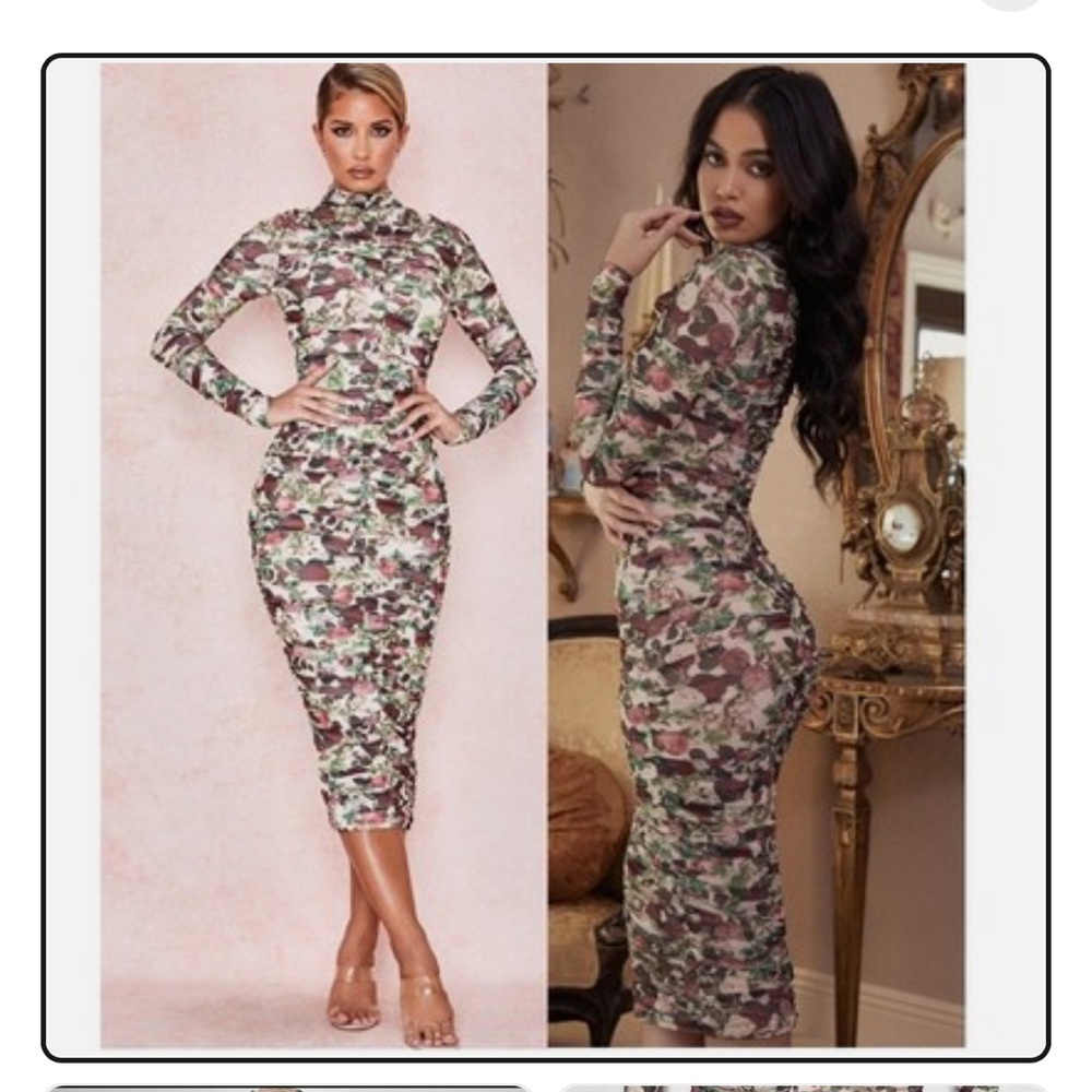 House of CB Roseanne dress in vintage floral